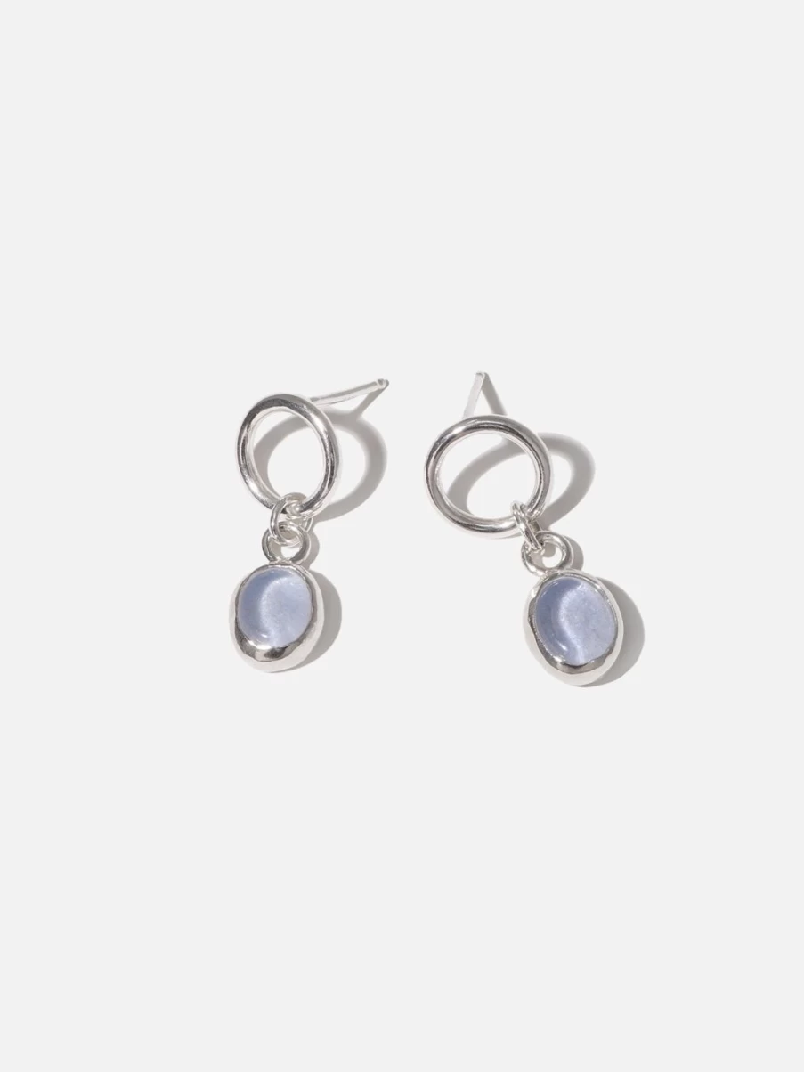 CLED Elegant Oval Dangling Earrings for Women - Trendy Gold Drop Hoop Earrings for Party & Wedding